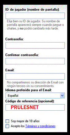 Código de Referência Full Tilt