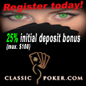 Classic Poker Bonus code